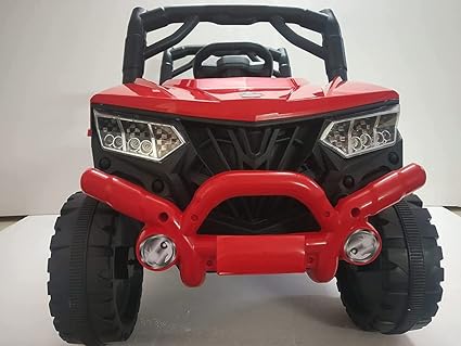 Electric Ride on for Kids | Battery Car For 1 to 7 Year Kids | Car For Kids with Swing Option, Music System, Spring Suspension and Remote Control- Red