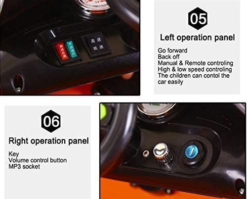 Battery Operated Ride On Masera Kids Car with Front Lighting System for Kids 1 to 2.5 Years