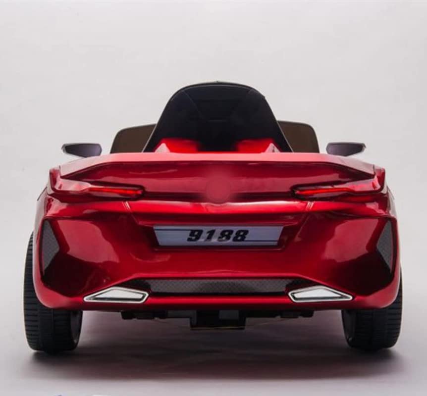 Rechargeable Battery Operated Ride on Car with Swing. Music, Lights and Bluetooth Remote- The Sports Look Electric Car for Kids of Age 1 to 6 Years (Metallic Red)