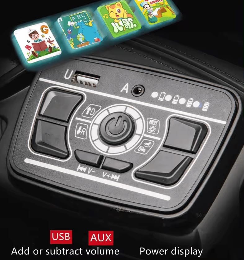 Rechargeable 4x4 Battery Operated Monster Jeep Ride On Kids Jeep with Light, Music, Rechargeable Battery Operated Jeep for Kids Drive (Red) Age 1 to 7 Years