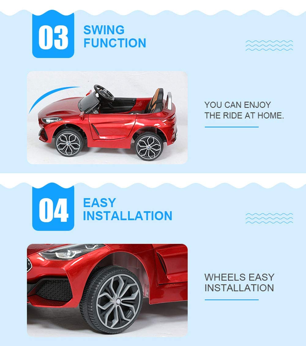 Fiesta Z4 Car For Kids | Car For Child | Battery Operated Ride On Car for - 1 to 4 Year - White
