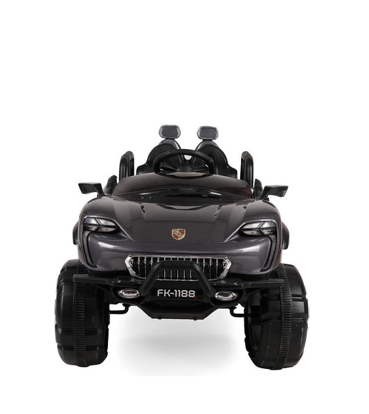 Battery Operated Ride on Jeep for Kids with Music, Lights and Swing- Electric Remote Control Ride on Jeep for Children to Drive of Age 1 to 6 Years-Grey