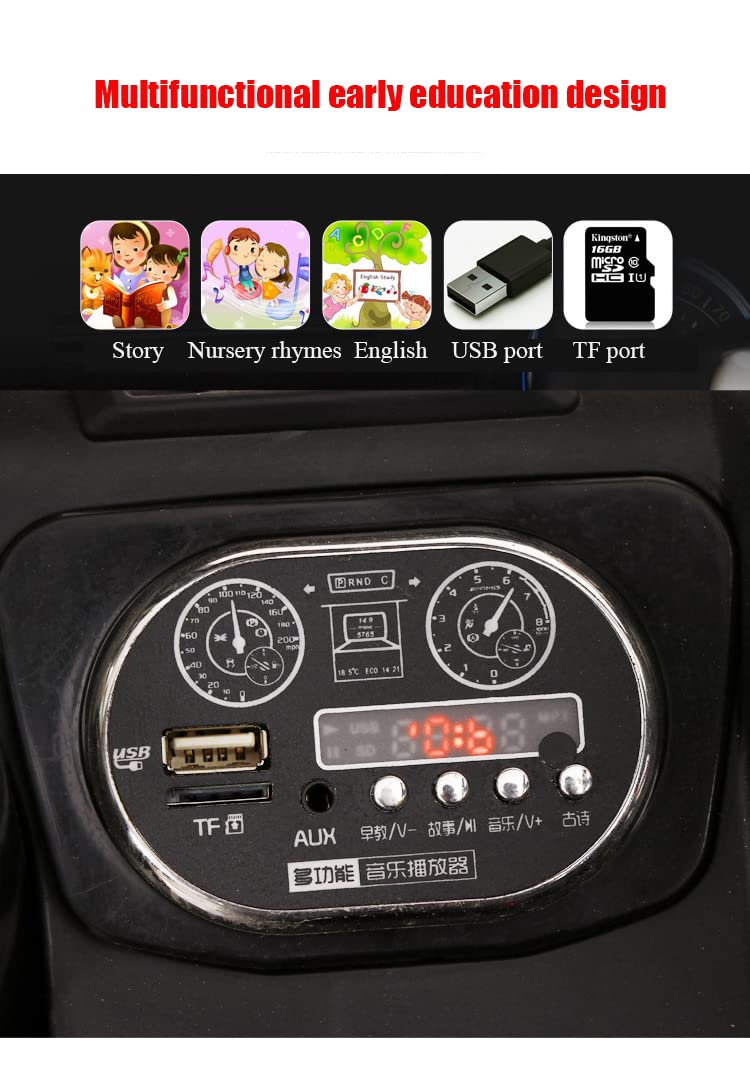 Electric Ride on for Kids | Battery Car For 1 to 10  Year Kids | Car For Kids with Swing Option, Music System, Spring Suspension and Remote Control- White