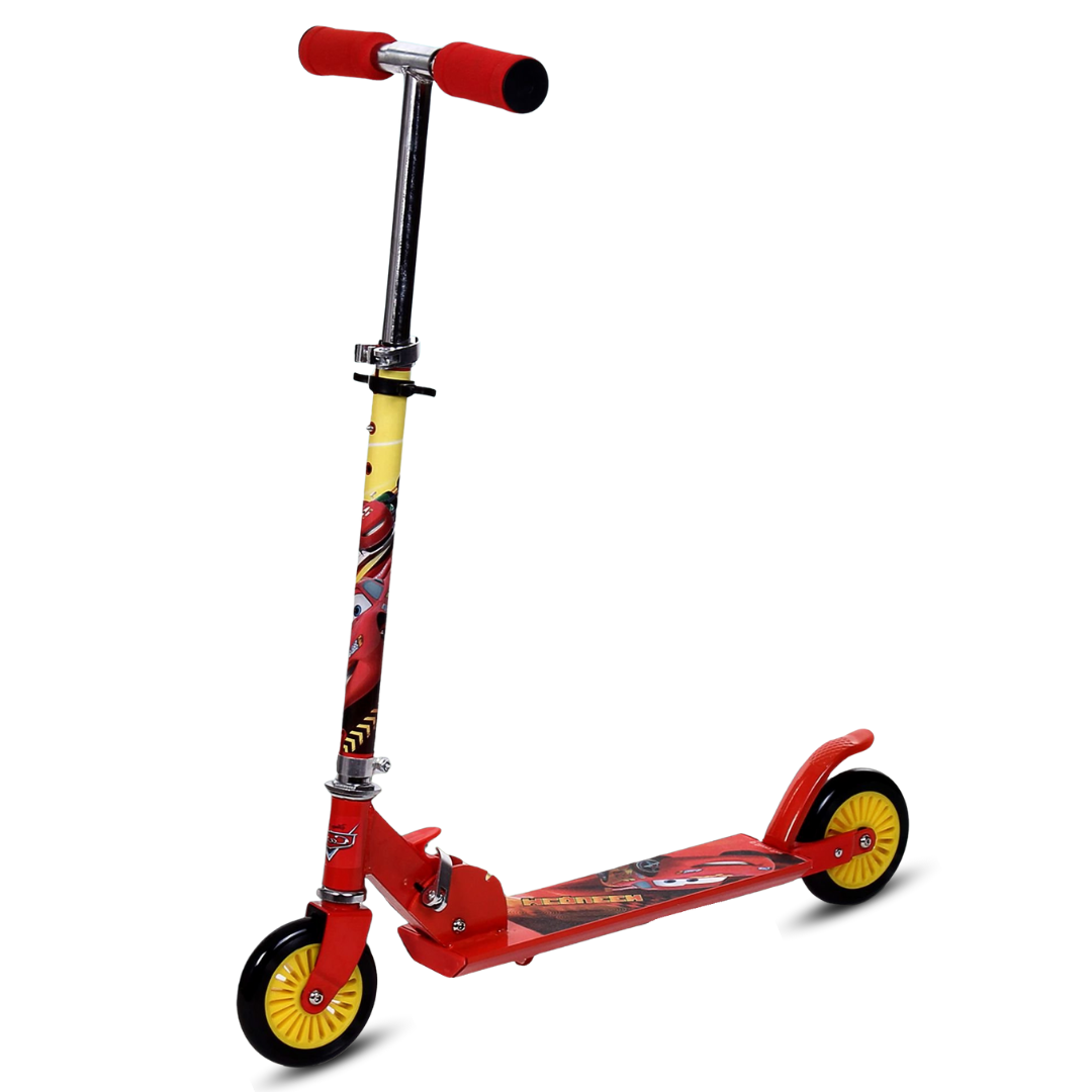 Ayaan Toys - Kids Scooter with LED Light Up Wheels, Foldable Design, Height Adjustable, 2-Wheel Kick Scooter.