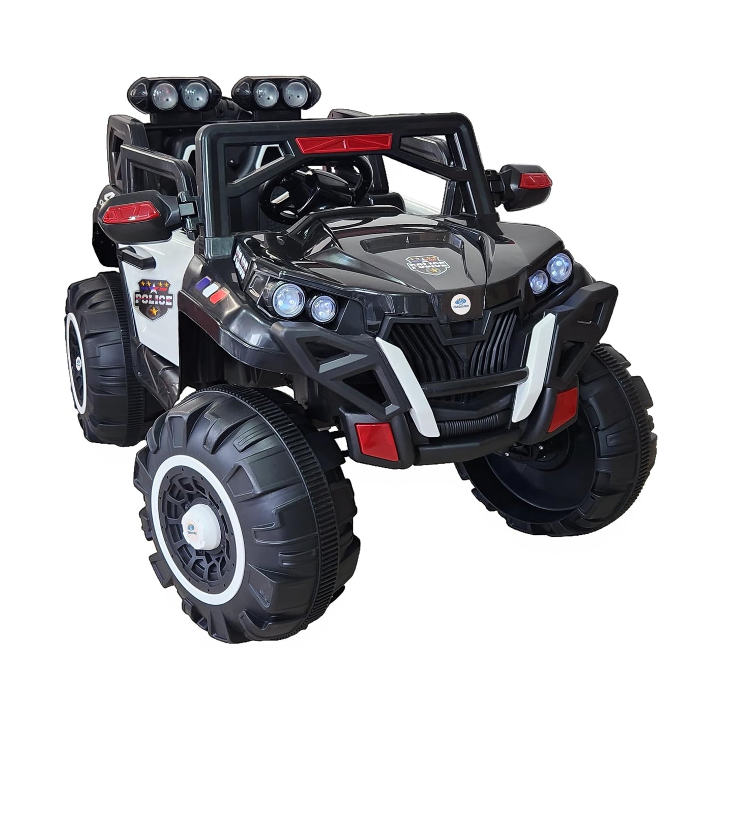 Electric Ride on for Kids | Battery Car For 1 to 7 Year Kids | Car For Kids with Swing Option, Music System, Spring Suspension and Remote Control- Black