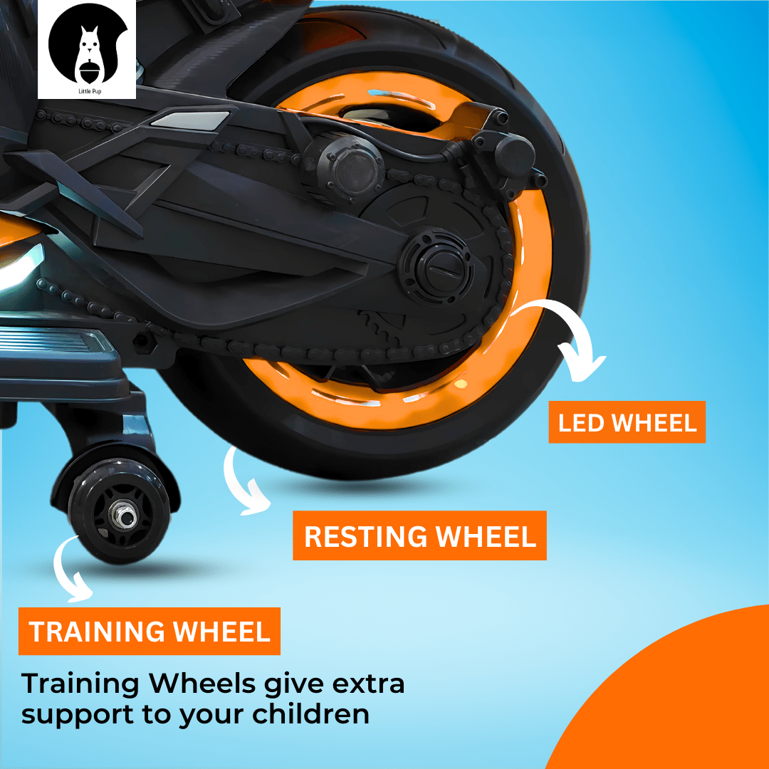 Yamaha R9 Battery Operated Kids Bike | Electric Ride-On with Lights & Music
