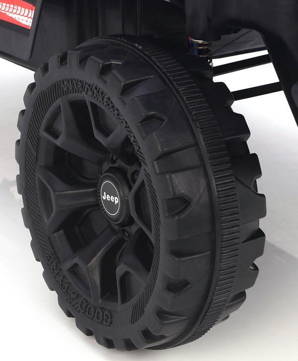 Electric Ride on Jeep for Kids with Music, Led Lights, Swing, Bluetooth Remote and 12V Battery Operated Car for 1 to 4 Years Children to Drive (Blue)