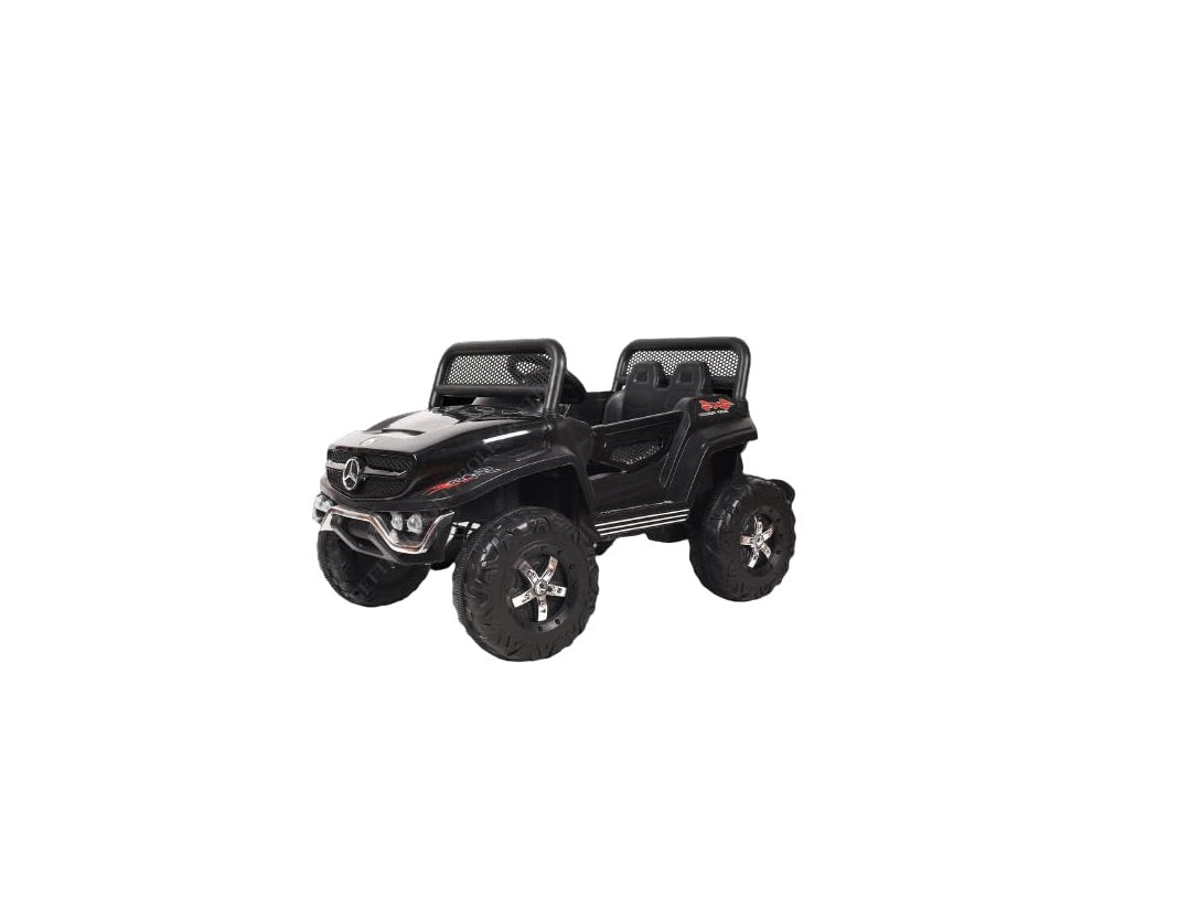 Battery Operated Ride on Jeep for Kids with Music, Lights and Swing- Electric Remote Control Ride on Jeep for Children to Drive of Age 1 to 6 Years- Black