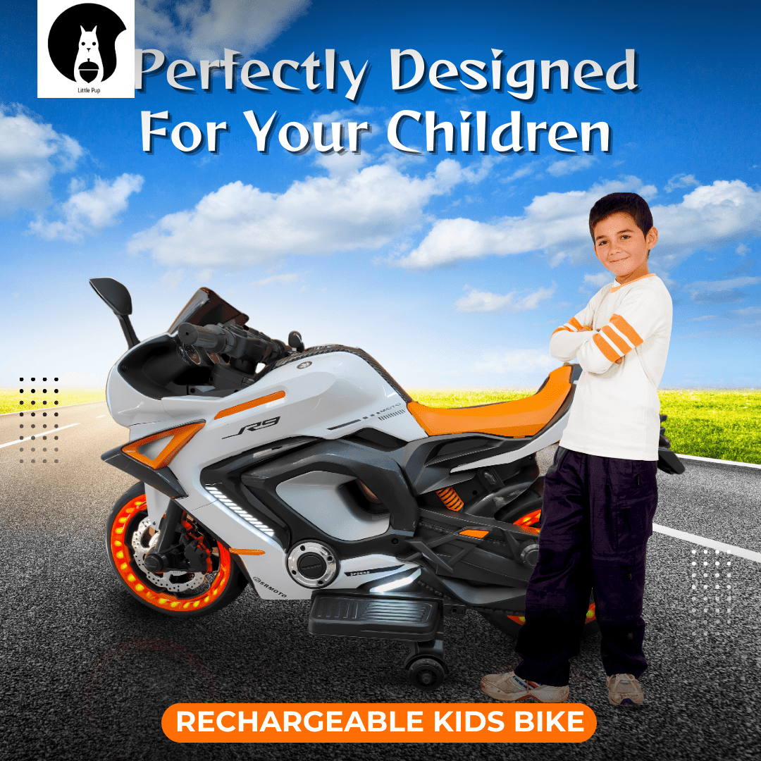 Yamaha R9 Battery Operated Kids Bike | Electric Ride-On with Lights & Music