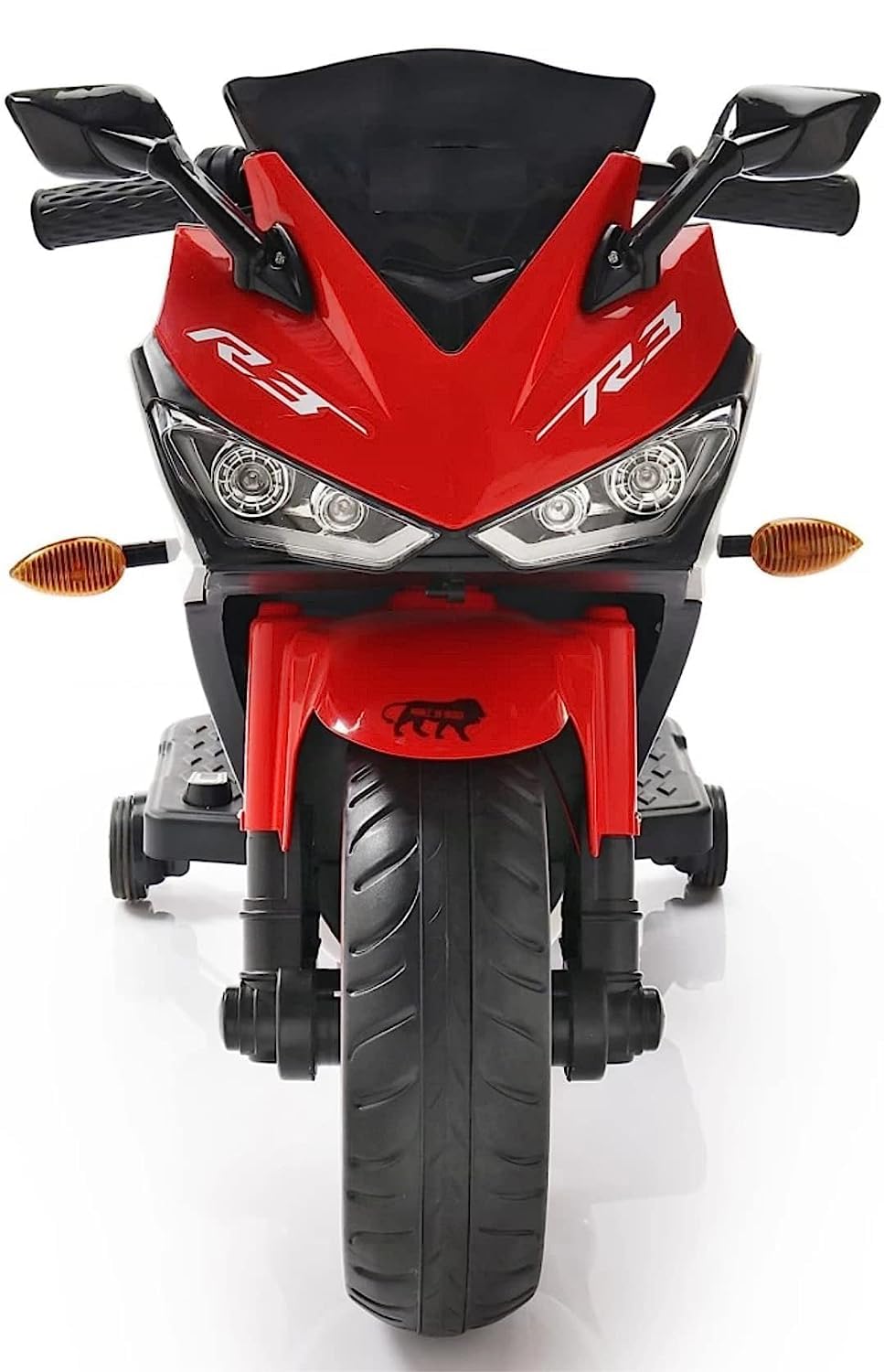 Battery Operated Bike For Kids| R3 Mountain Battery Operated Ride On Motor Bike for Kids, 2 to 7 Years, Red & White