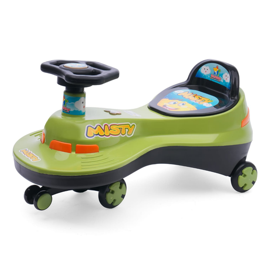 Ayaan Toys - Magic Swing Car Ride On for Kids 1 to 6 Years | Baby Twist Car with Music, Light & Smooth Wheels | No Battery, No Pedal Ride-On Toy for Boys & Girls