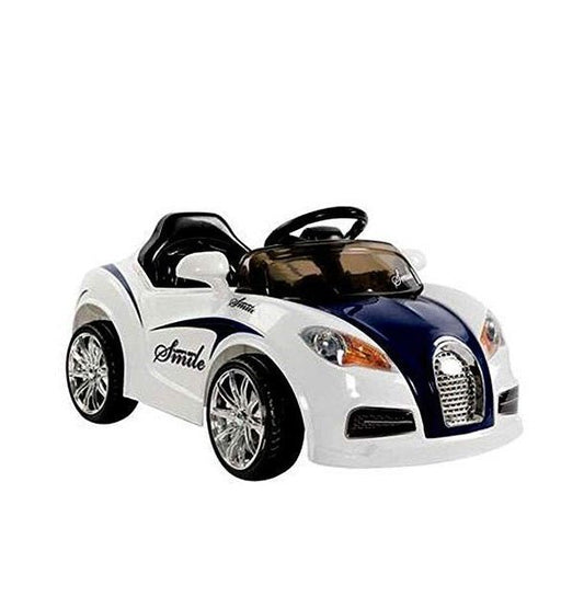 Battery Operated Car For Kids | Smiley Battery Operated Ride on car for Kids- Color Blue 1 to 4 Year