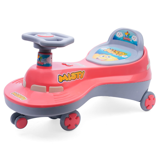 Ayaan Toys - Magic Swing Car Ride On for Kids 1 to 6 Years | Baby Twist Car with Music, Light & Smooth Wheels | No Battery, No Pedal Ride-On Toy for Boys & Girls