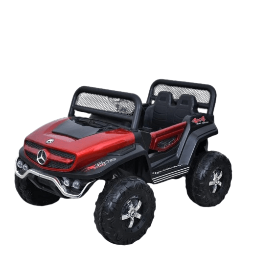 Battery Operated Ride on Jeep for Kids with Music, Lights and Swing- Electric Remote Control Ride on Jeep for Children to Drive of Age 1 to 6 Years-Matelic Red
