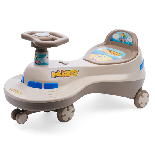 Ayaan Toys - Magic Swing Car Ride On for Kids 1 to 6 Years | Baby Twist Car with Music, Light & Smooth Wheels | No Battery, No Pedal Ride-On Toy for Boys & Girls