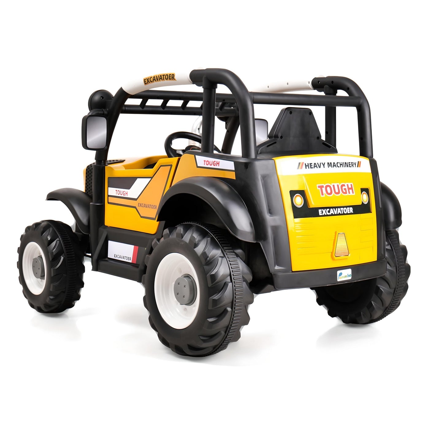 Battery Car for kids | Electric Ride-On Tractor Featuring Dual Control, Aged 2-9-Yellow