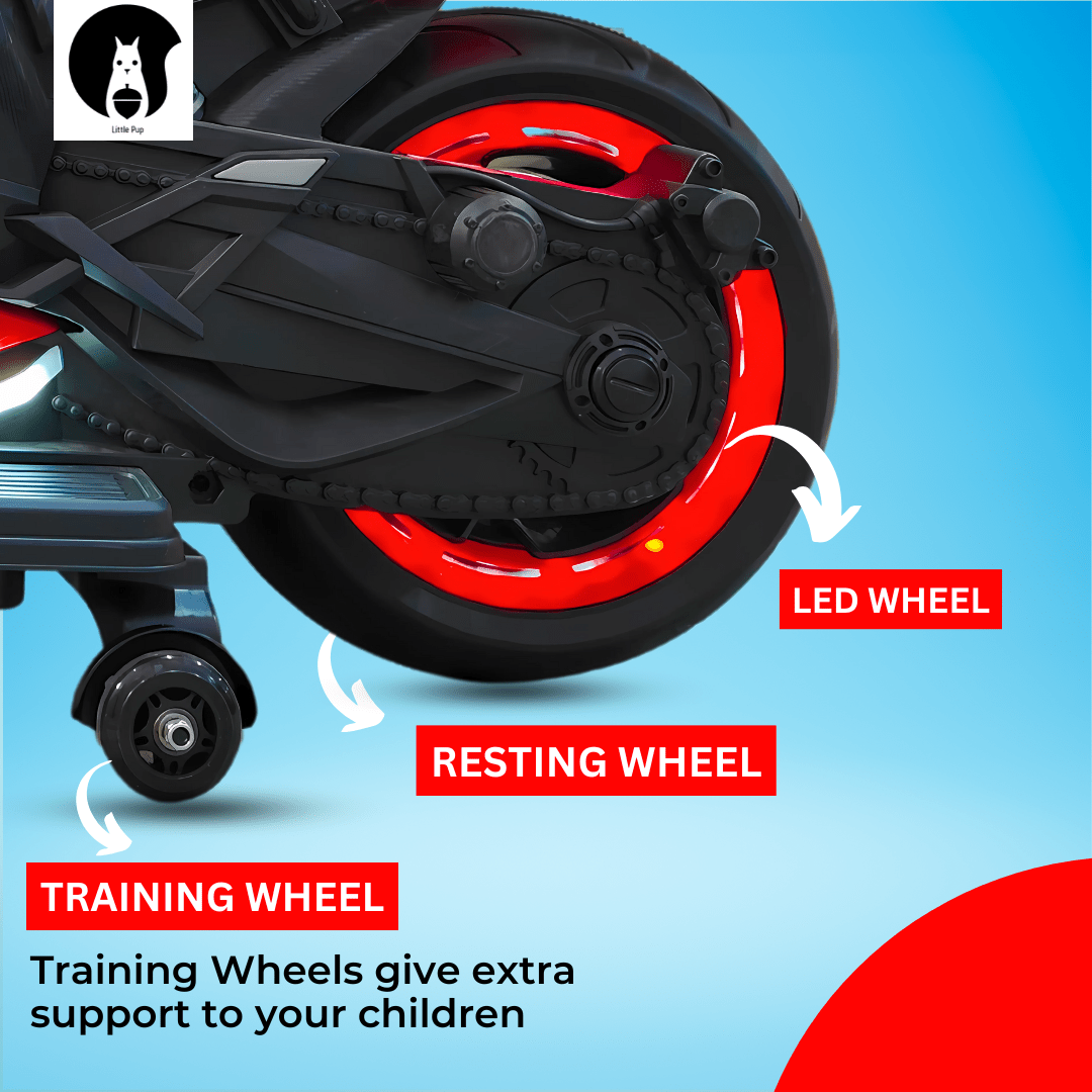 Yamaha R9 Electric Ride-On Bike for Kids | Rechargeable with Lights & Music