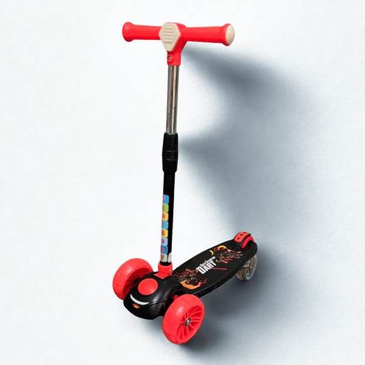 Ayaan Toys-Dart-x2 Kids Kick Scooter - Lightweight 3-Wheel Scooter with Adjustable Handlebar &  LED Flashing Wheels for Boys and Girls.