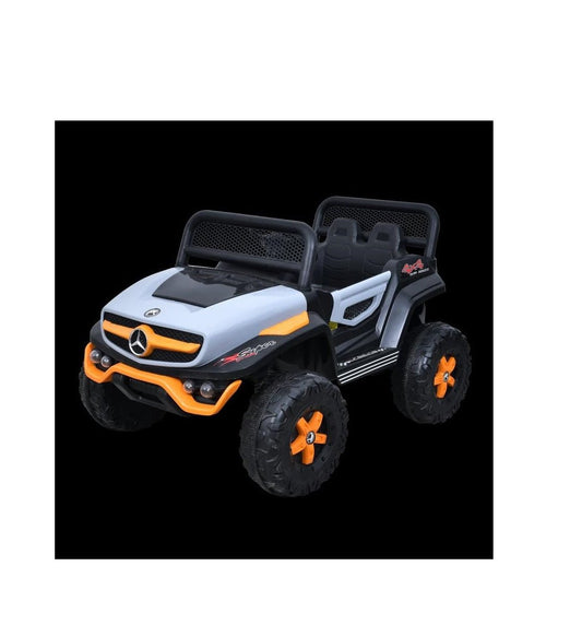 Battery Operated Ride on Jeep for Kids with Music, Lights and Swing- Electric Remote Control Ride on Jeep for Children to Drive of Age 1 to 6 Years-Orange