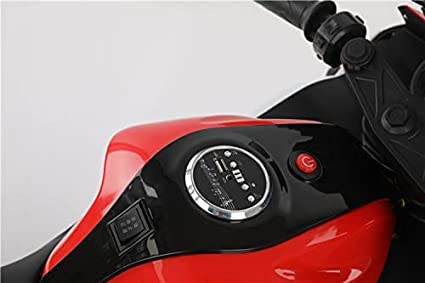 Battery Operated Bike For Kids| R3 Mountain Battery Operated Ride On Motor Bike for Kids, 2 to 7 Years, Red & White