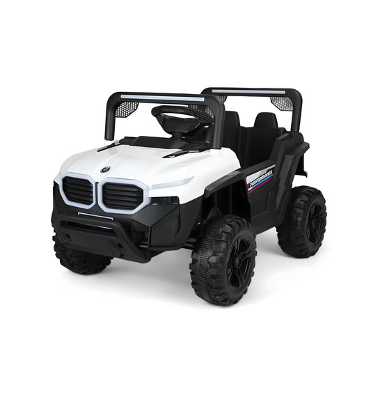 Battery-Operated Ride-on Jeep for Kids | Battery car For Kids | Suitable for Children Aged 2 to 5 Years - White