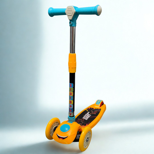 Ayaan Toys - Dart-x1  Wheel Kick Scooter for Kids | Adjustable Height | Smooth PU Wheels | Anti-Slip Wide Deck | Baby & Toddler Scooter (2–6 Years).