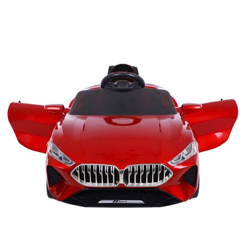 Rechargeable Battery Operated Ride on Car with Swing. Music, Lights and Bluetooth Remote- The Sports Look Electric Car for Kids of Age 1 to 6 Years (Metallic Red)