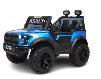 Battery Operated 4x4 Big Size Jeep 12V Battery Jeep Battery Operated Ride On - Blue