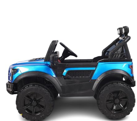 Battery Operated 4x4 Big Size Jeep 12V Battery Jeep Battery Operated Ride On - Blue