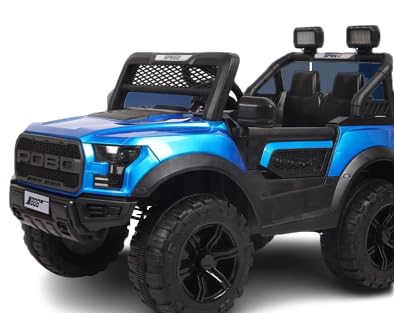 Battery Operated 4x4 Big Size Jeep 12V Battery Jeep Battery Operated Ride On - Blue