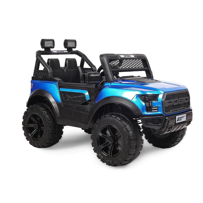 Battery Operated 4x4 Big Size Jeep 12V Battery Jeep Battery Operated Ride On - Blue