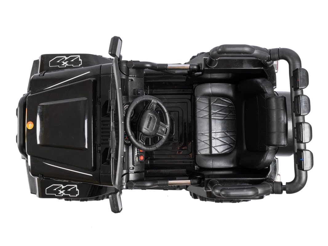 Battery Operated 4x4 Big Size Jeep 12V Battery Jeep Battery Operated Ride On - Black