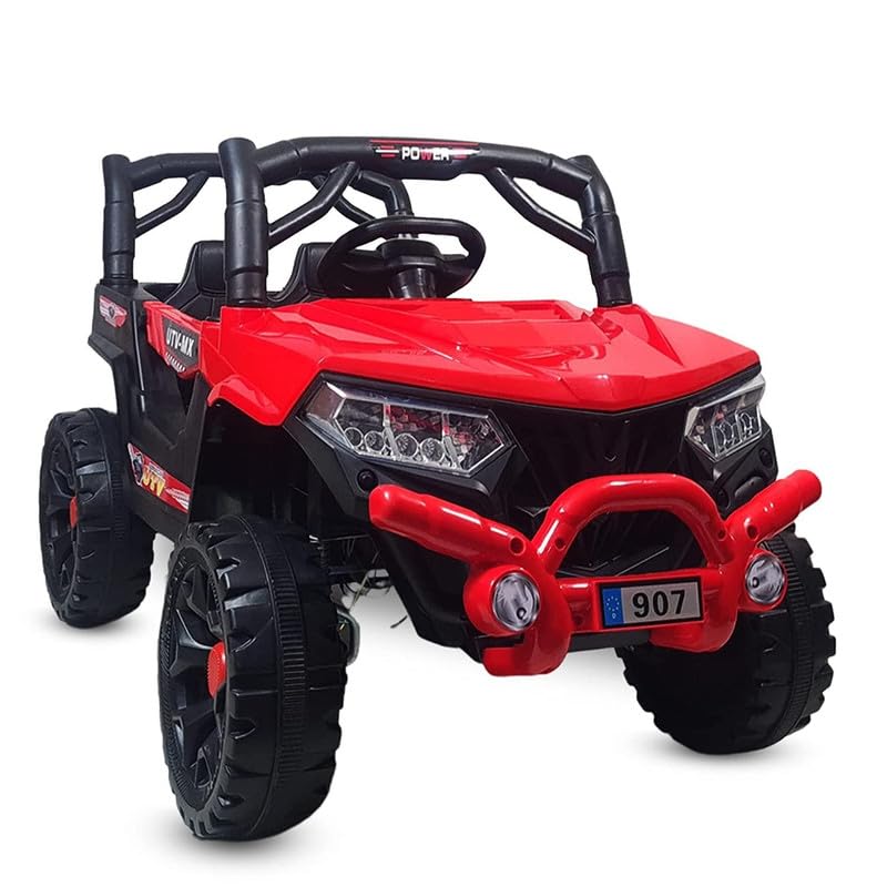 Kids Ride on Battery Operated 1031  Jeep for 1 to 4 Year Kids | Girls | Boys | Children | Giant Jeep (Red)