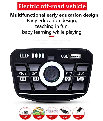 BATTERY OPERATED CAR FOR  Kids Speed-888 Ride-On 12V 7ah Rechargeable Battery Operated Solid Designed Jeep for 1 to 7 Year Kids| Boys| Girls| Children - Red