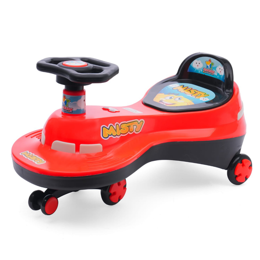 Ayaan Toys - Magic Swing Car Ride On for Kids 1 to 6 Years | Baby Twist Car with Music, Light & Smooth Wheels | No Battery, No Pedal Ride-On Toy for Boys & Girls