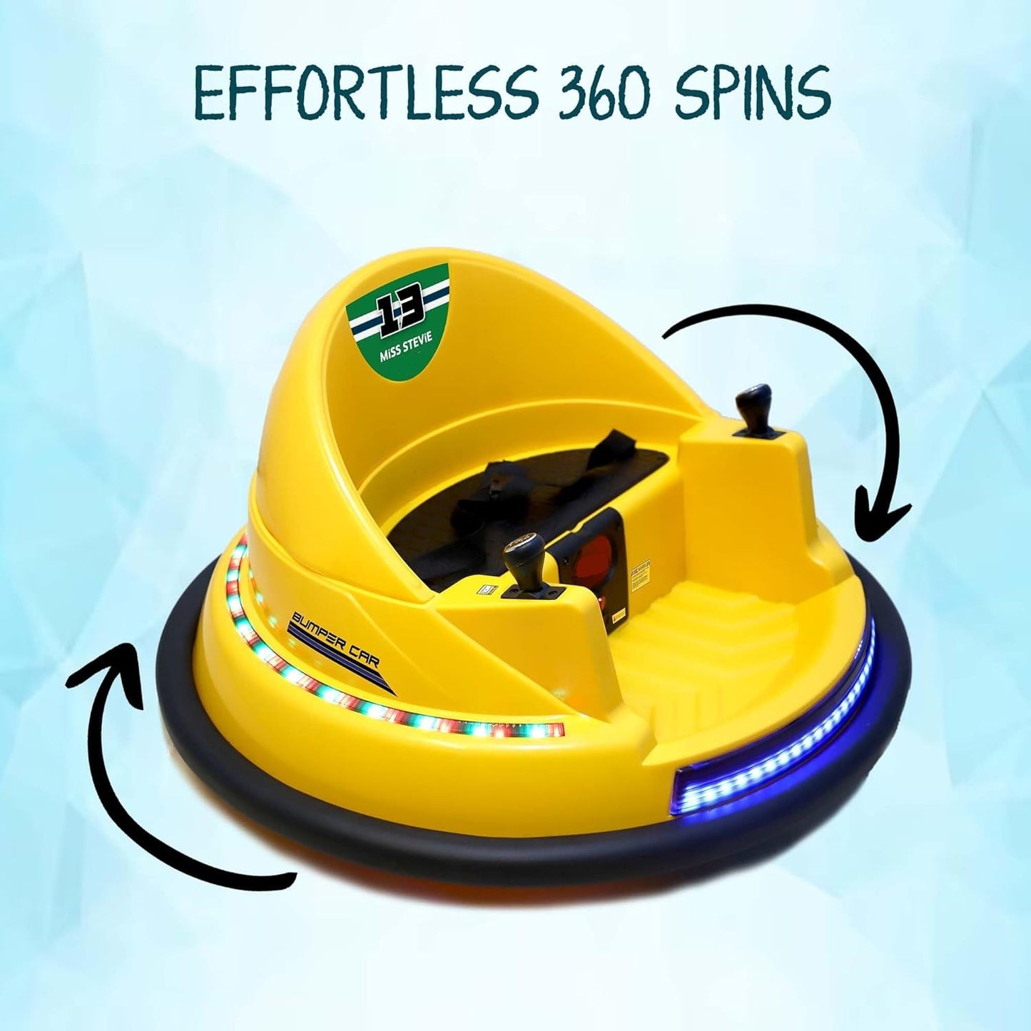 Battery Bumping Car for Kids | Battery Car for Child | Car for 2 to 4 Years Boy Girl - Yellow