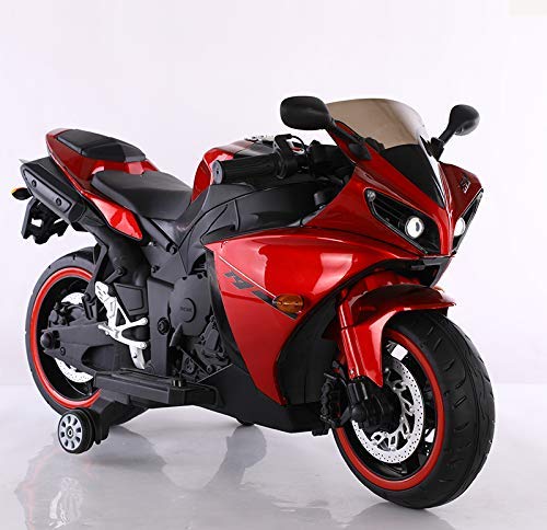 Yamaha R1 Battery Operated Bike for Kids – Electric Ride-On with Music & Lights (Red)