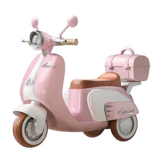 Electric ride-on scooter bike for toddlers aged 1 to 4 years