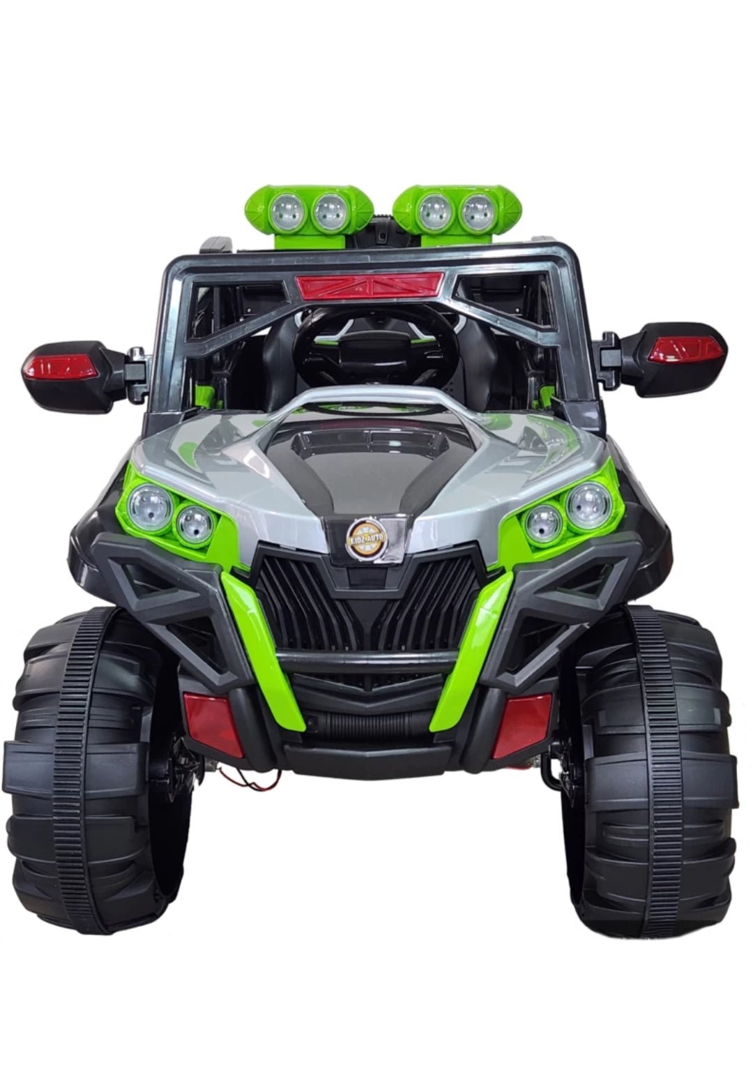 12V Big Size Battery Operated 4x4 Ride-On Jeep for Kids (Ages 2–10) – Remote Control, Steering Motor & Suspension