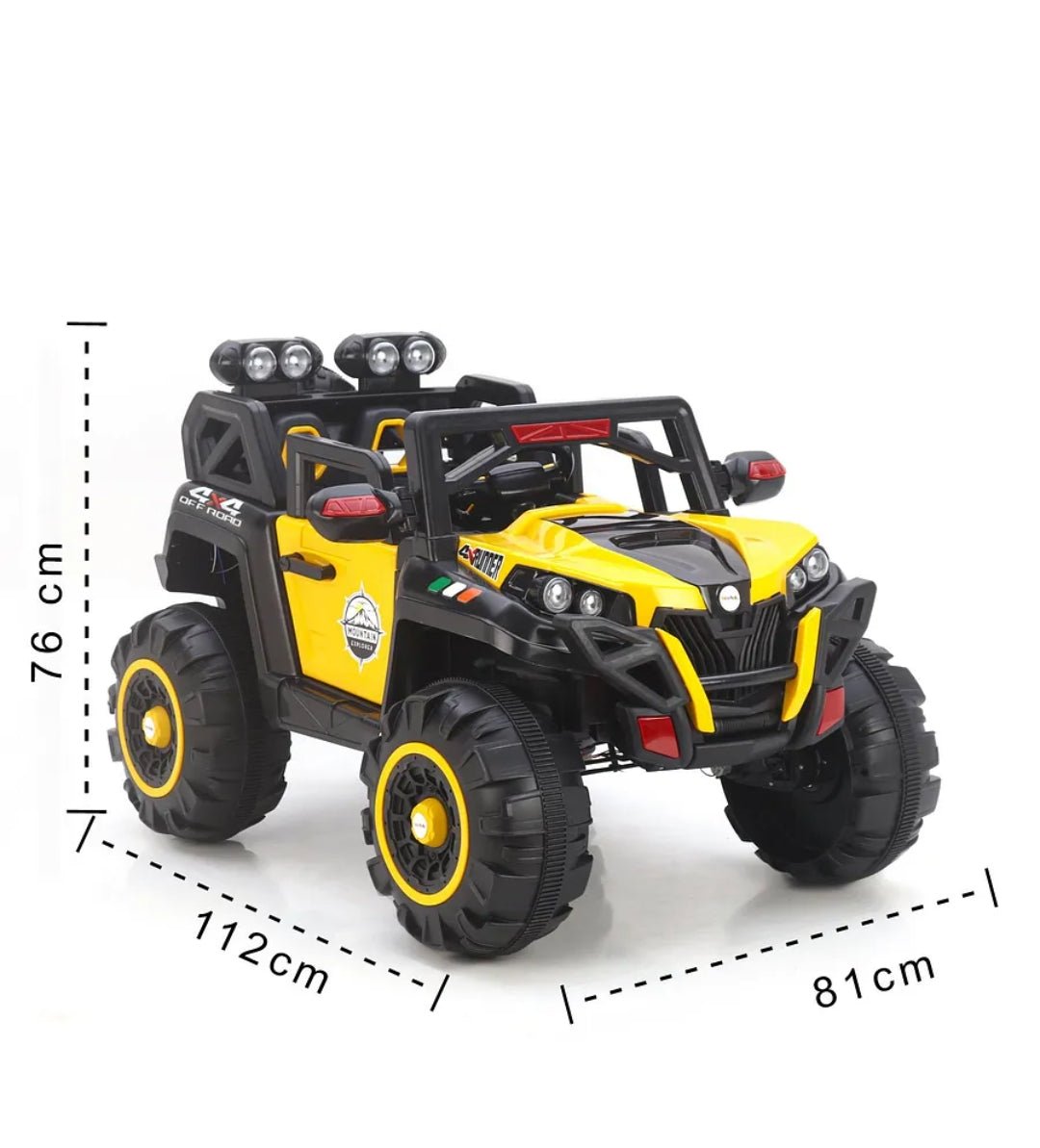 12V Battery Operated 4x4 Jeep for Kids | Big Ride-On Car with Remote & Suspension