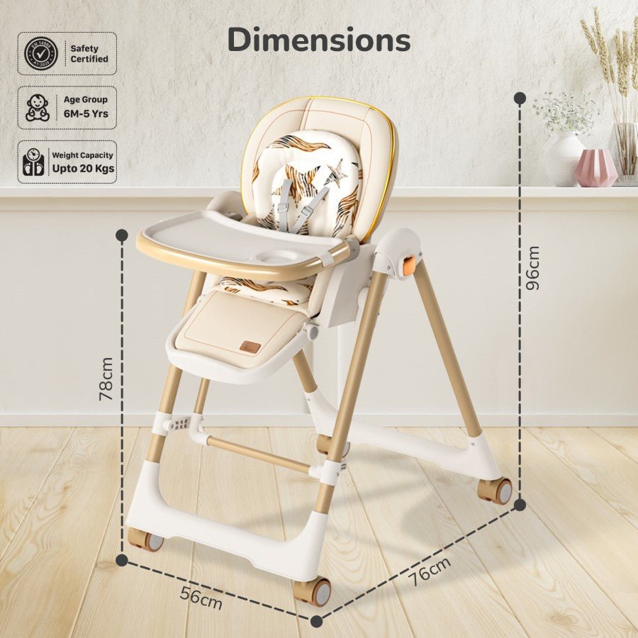 Baby Swing with 5-in-1 Functions, 4-Level Recline, 5-Point Safety Belt, Foldable Design